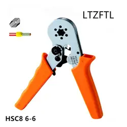 Ltzftl HSC8 6-4 HSC8 6-6 HSC8 16-4 саморегулируемых мини-тип обжимные плоскогубцы 0,25-6mm2 прямые Пособия по немецкому языку клещи ручные инструменты