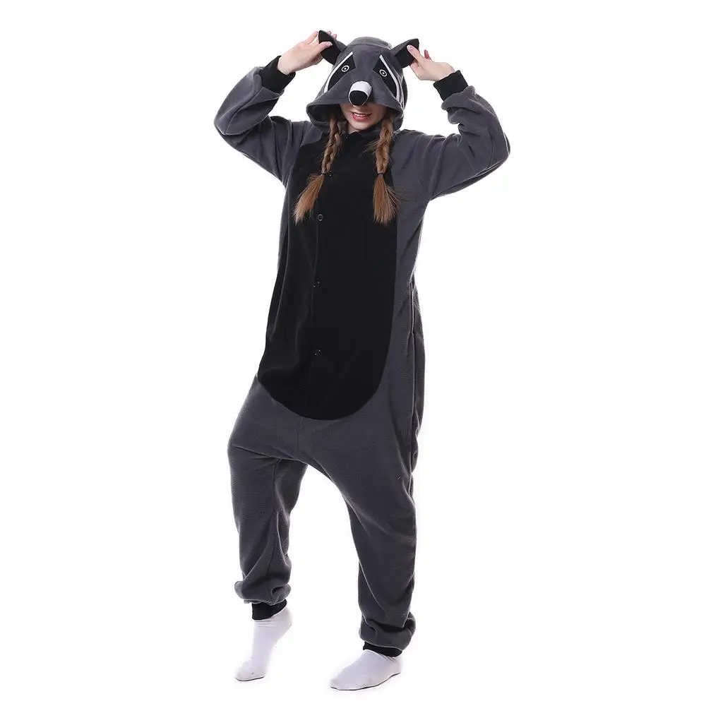 Kigurumi, Пижама для взрослых, костюм для косплея, серая акула, Onesie Lemur, одежда для сна, домашняя одежда, пижамы унисекс, одежда для вечеринок для женщин и мужчин - Цвет: as photo