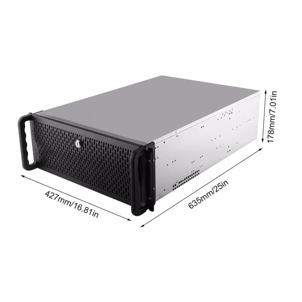 Open Air Mining Frame Rig Graphics Case GPU ATX Fit 6/8 Graphics Card Ethereum ETH ETC ZEC XMR 10 Fans With Lock For 6-8 GPU