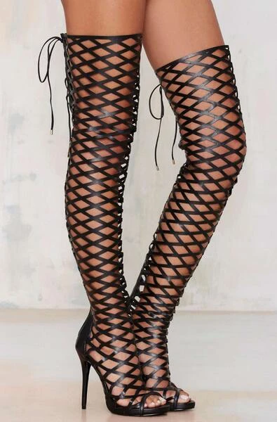 sandalia over the knee