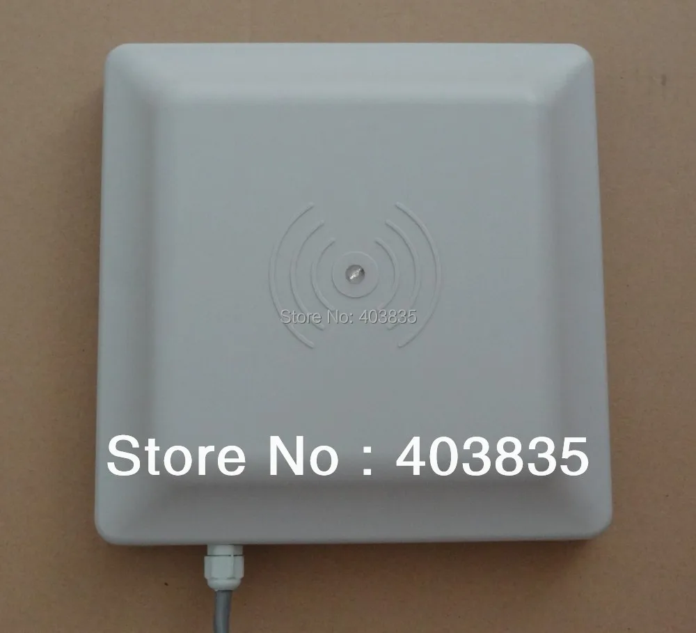 UHF RFID считыватель карт 6 м длинный диапазон, 8dbi антенна RS232/RS485/Wiegand чтение 6 м интегративный UHF считыватель