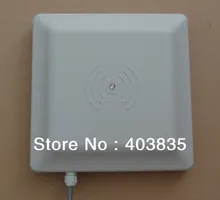 UHF RFID card reader 6m long range, 8dbi Antenna RS232/RS485/Wiegand Read 6M Integrative UHF RFID Reader
