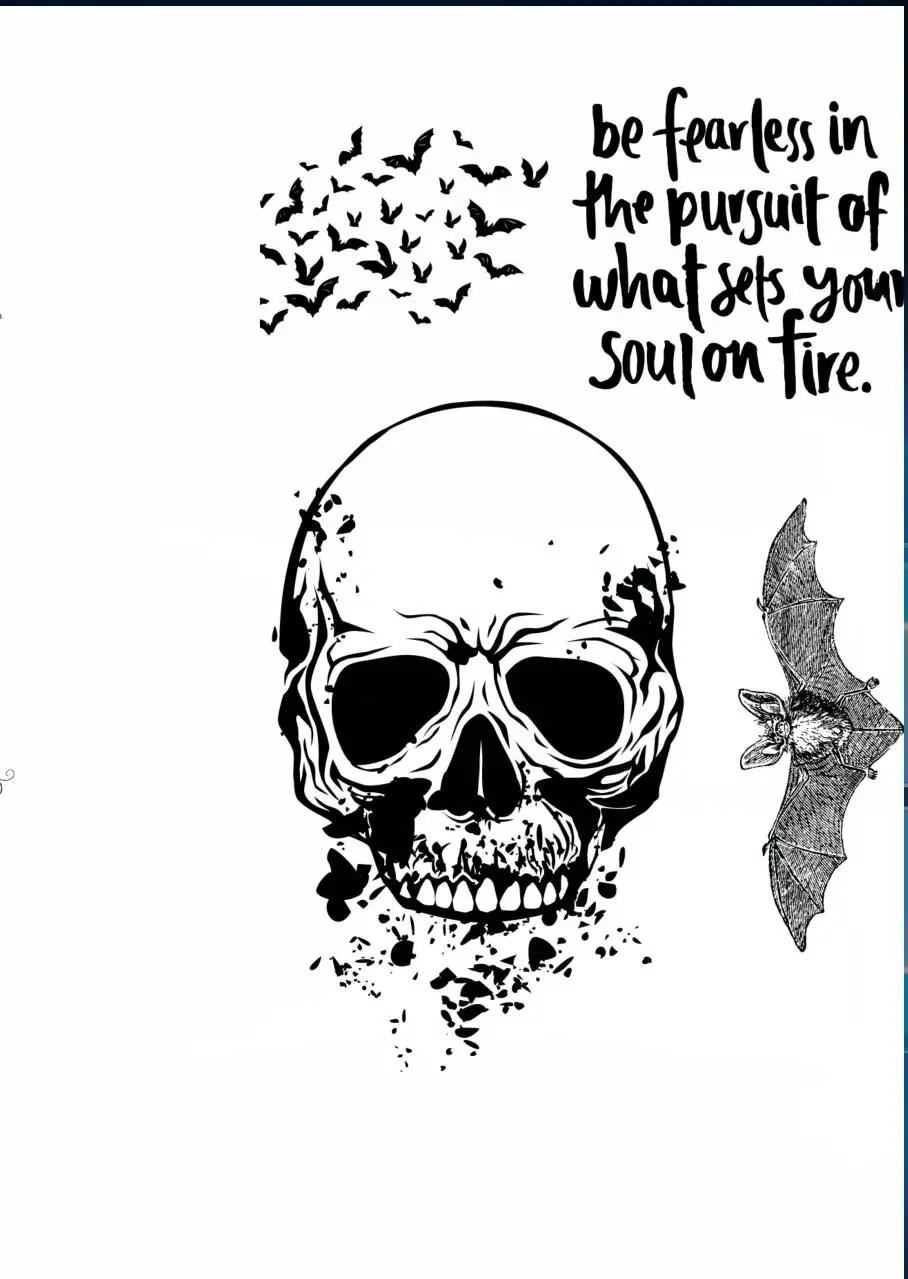 

Skull, Bat transparent Clear Silicone Stamp/Seal for DIY scrapbooking/photo album Decorative clear stamp sheets B0107