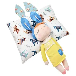 Хлопок детские подушки новорожденных защиты головы подушки 2018 детское постельное белье малыша Подушка для кормления для сна Симпатичные