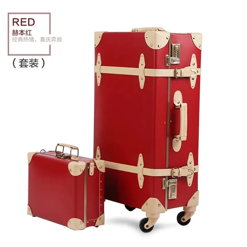 20 &quot22&quot 24 &quotдюймов PU кожаные чемоданы на колесиках и дорожные сумки valise cabine valiz