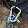 XINDA-conector de seguridad para escalada en roca al aire libre, bloqueo de 25KN, puertas de tornillo en forma de pera, hebilla, mosquetón, kits de supervivencia para equipo al aire libre ► Foto 2/6