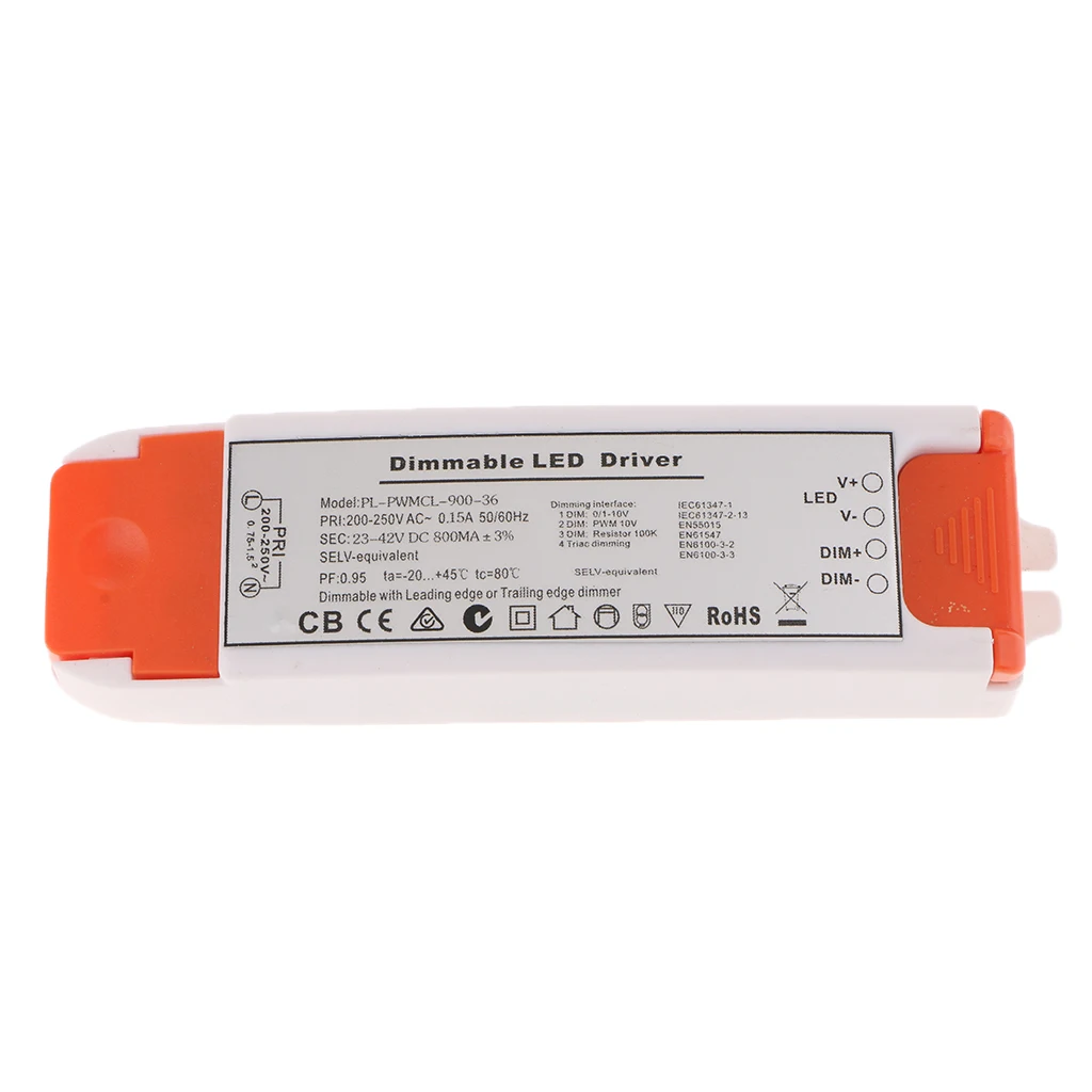 Four In One Dimmable DC23-42V 800mA Constant Current Power Supply Driver Led Light Waterproof LED Power Supply