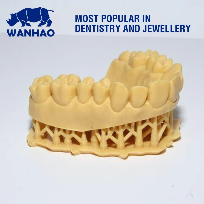 2019 Новый Wanhao D7 3D-принтеры Wanhao Дубликатор 7 D7 V1.5 DLP для фотополимера 3D-принтеры машины с новой обложкой 250 мл смолы бесплатно