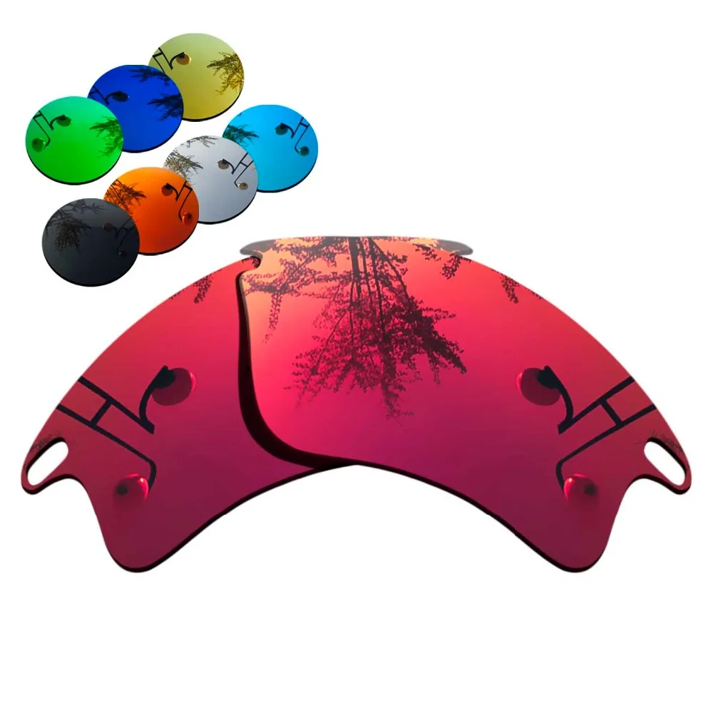 

Поляризованные Сменные линзы с точной огранкой 100% для быстрой куртки XL Солнцезащитные очки пурпурно-красное зеркальное покрытие цвета на выбор