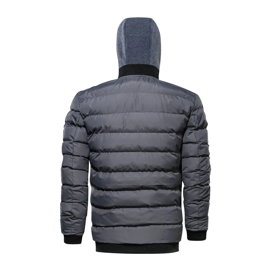 Новая зимняя куртка мужская Толстая теплая парка Повседневная Верхняя одежда хлопковые куртки и пальто мужской большой размер брендовая одежда