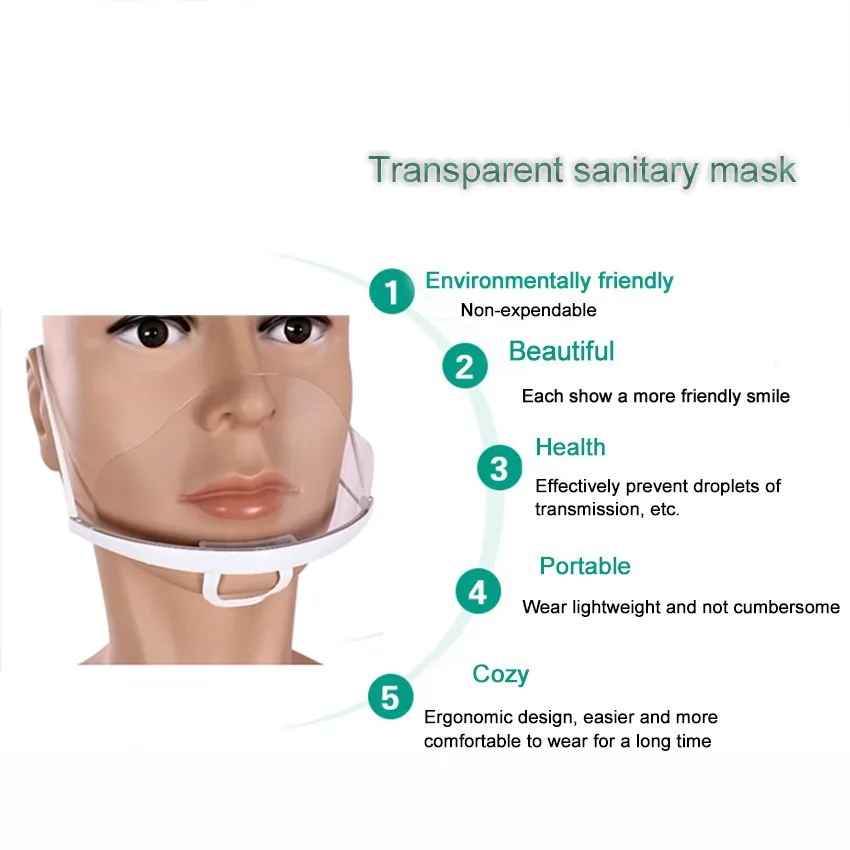 Новое поступление 10 шт. прозрачная пластиковая маска для лица экологический товары для снятия тату постоянный макияж аксессуары de tatoo