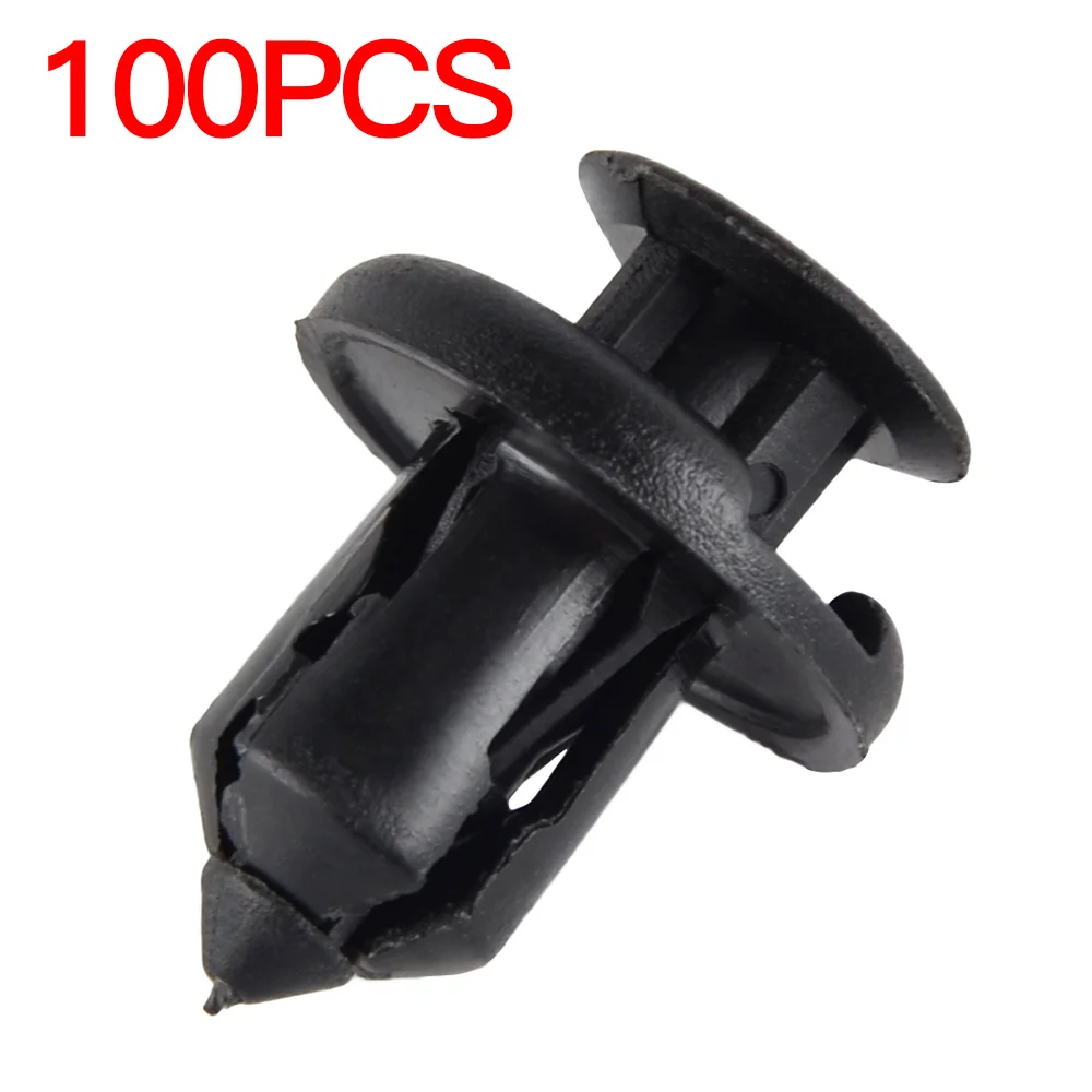 100 PCS Bumper Hood Fender Splash Guard Retainer Clips Fasteners for Honda Acura Civic CR V 1997