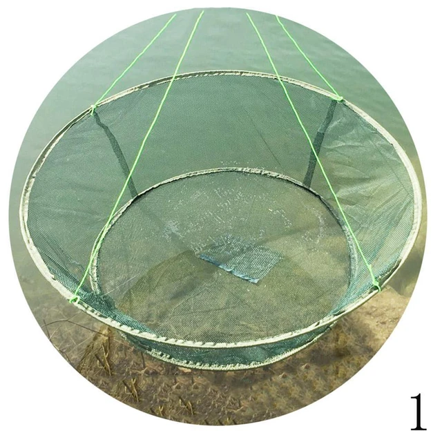 Foldable Drop Net Fishing Landing Prawn Bait Crab Shrimp Pier