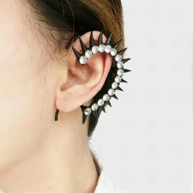 Earrings For Men Stud Punk Men's Spike Earrings Hoop 316L