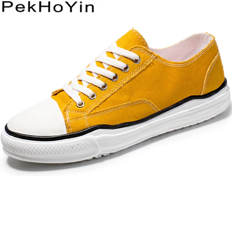 

Trend Men Casual Shoes Canvas Fashion Sneakers High Quality Zapatillas Hombre Male Walking Shoes Outdoor Men Flats Black Boys