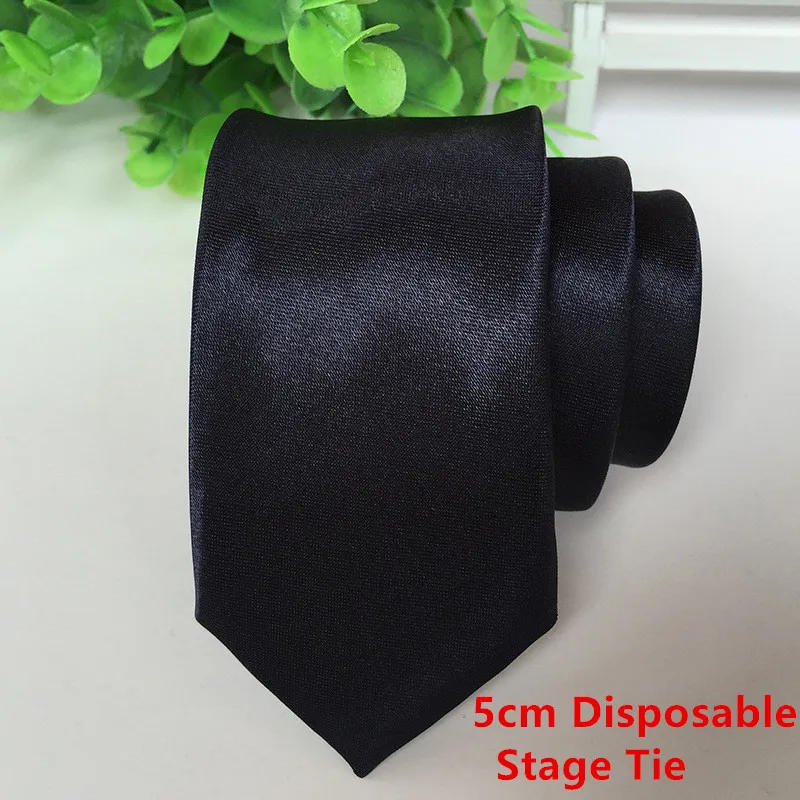 20 видов стилей Цветочные Галстуки для мужчин свадебные деловые рождественские жаккардовые граваты шелковые галстуки 8 см модные мужские галстуки Corbatas - Цвет: 5CM Solid Black