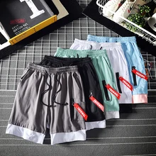 Летние новые Взрывные Модели большого размера пять очков Спортивная свободная одежда многоцветные повседневные шорты для пары