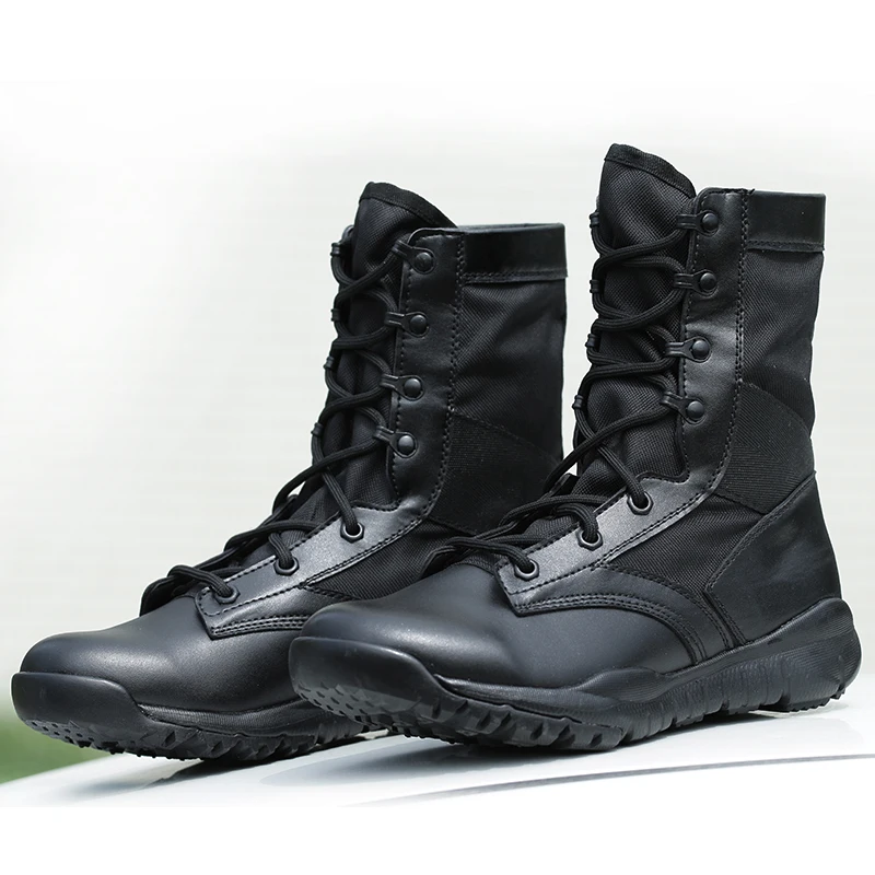 

Men's Military boot Combat Mens Chukka Ankle Boot Tactical Big Size Army Boot Male Shoes Safety Motocycle Boots
