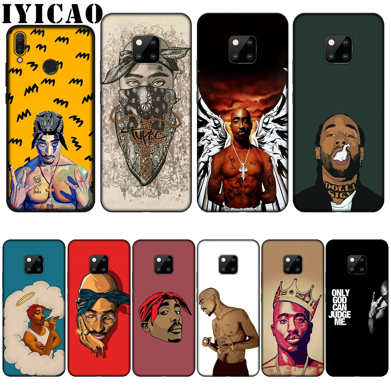2Pac Tupac Shakur Супер предложение Мобильный Силиконовый мягкий чехол для Huawei Nova Smart 5 5T