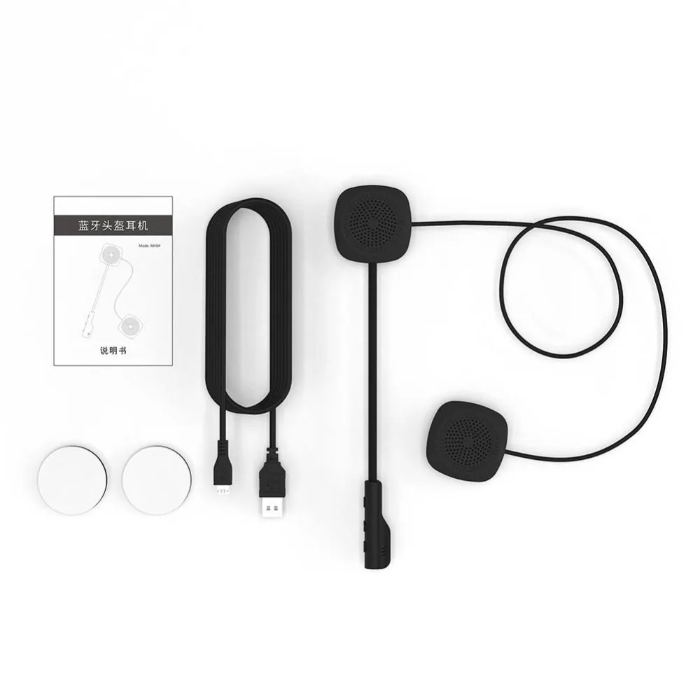 

New style Motorcycle Motor Wireless Bluetooth Headset Helmet Earphone Headphone Speaker Handsfree Music For MP3 MP4 Smartphone