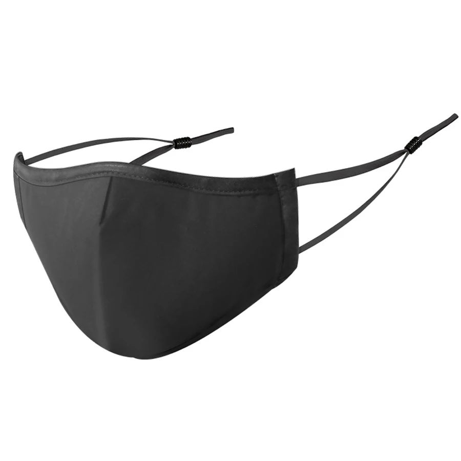 black Профессиональный PM2.5 Анти-туман пыленепроницаемый Маски хлопок Регулируемая Washeable многоразовые унисекс рот ветрозащитный зимний теплый лица рот - Цвет: black