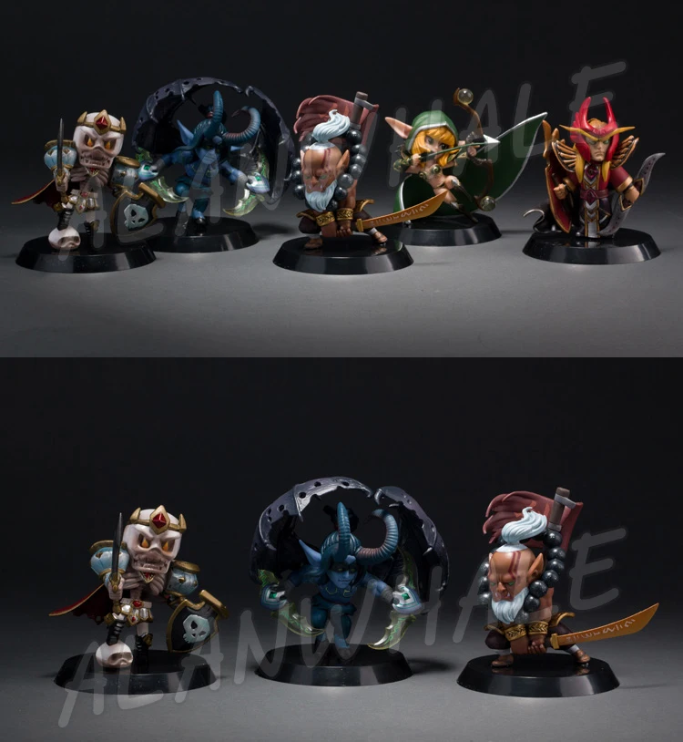 10 Types 12cm Defense Of The Ancients Dota 2 Heroes Character TI Championships PC Games Toys PVC Ac