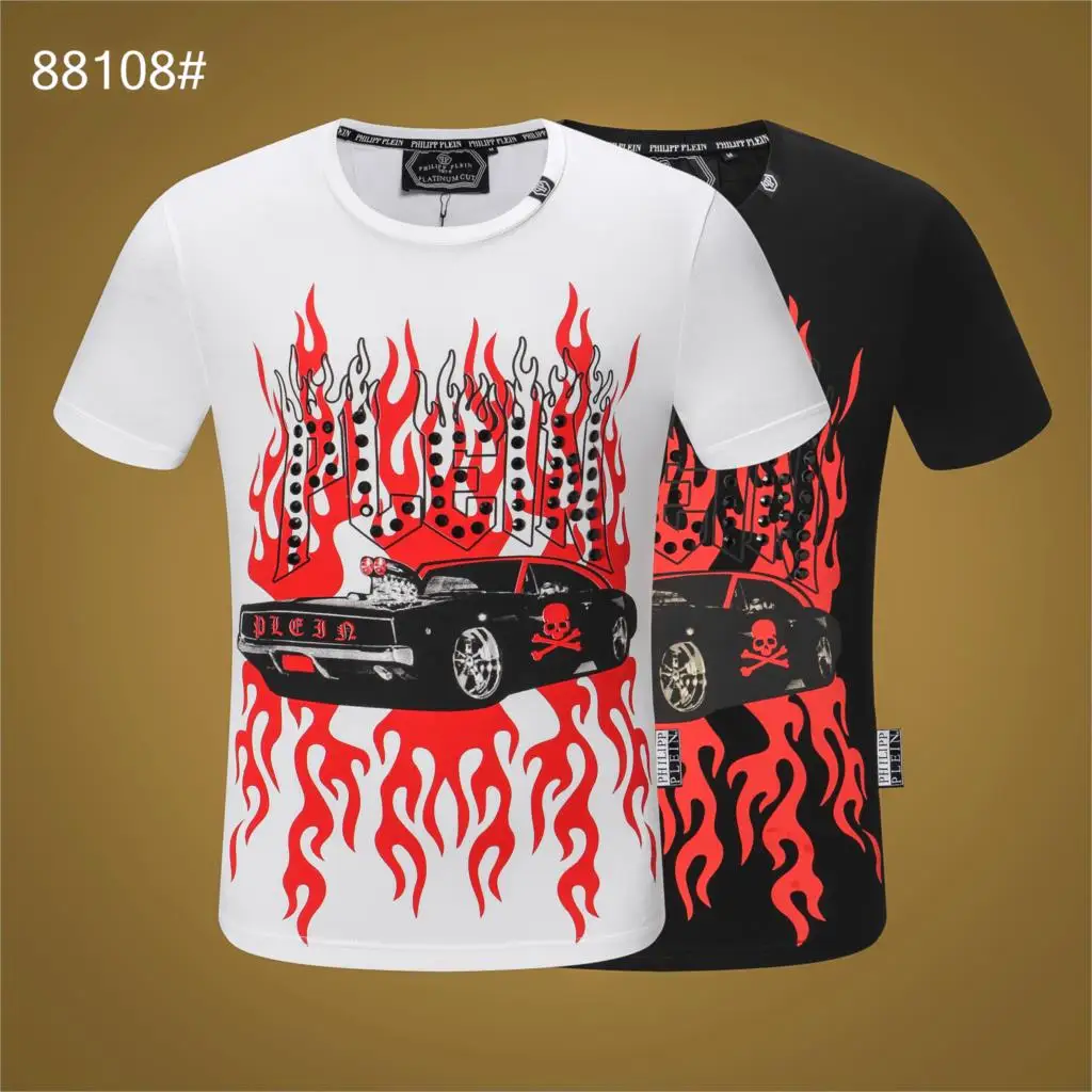 

Brand 2019 Summer Fire o-neck Man's T Shirt Short sleeve Tops tee Men Tshirt School Casual Male T-shirts Clothes New Clothing