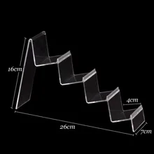 3 пластиковые четкое отображение кошелька стенд держатель 4 яруса 120330WS-05