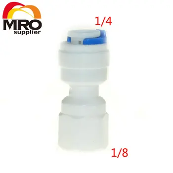 

(5) 1/4" OD Hose 1/8 BSP Female Straight Quick Connector RO Water Reverse Osmosis Aquarium System connection fittings ST015 G