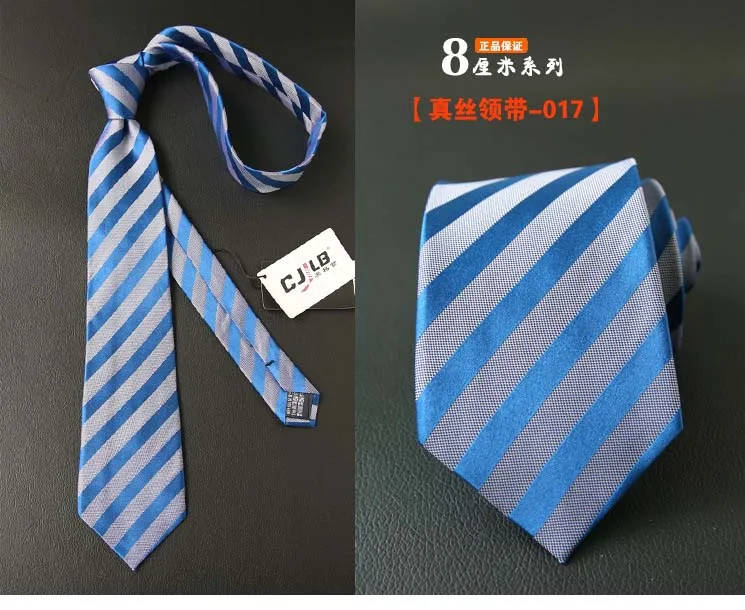 В полоску и горошек 100% шелк Для мужчин галстуки Жаккардовые новые модные классические Бизнес вечерние галстук Для мужчин галстуки 8 см