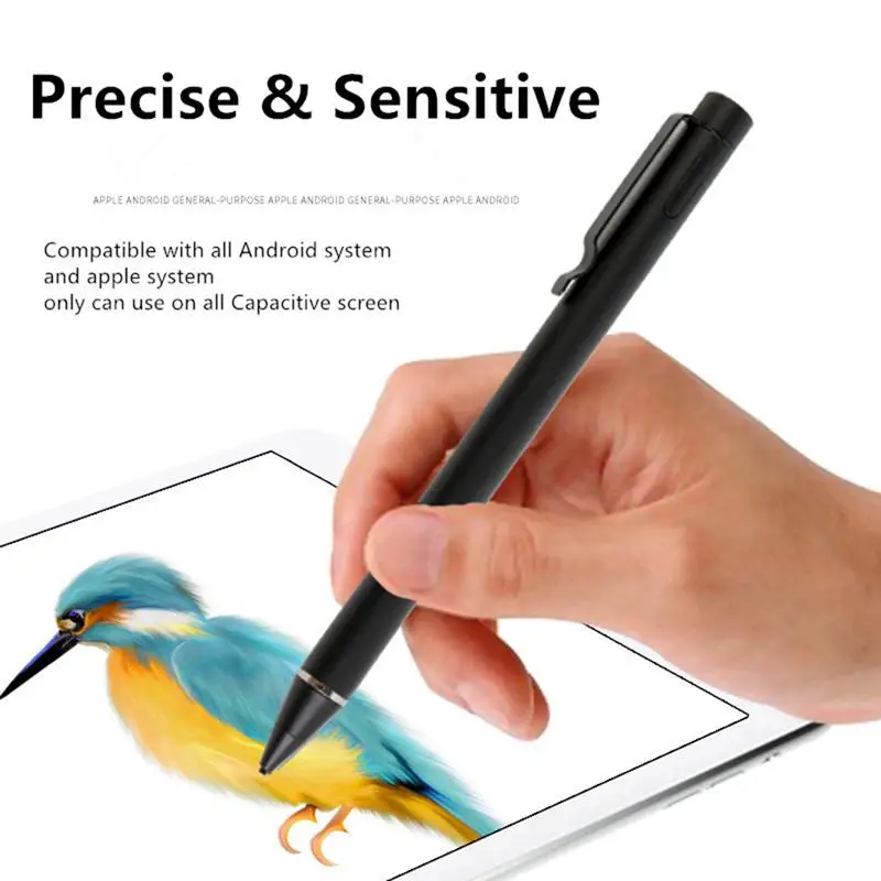 

Active Stylus Pencil With Metal Penpoint for Apple System Android System Drawing Studing Writing Capacitive Screen