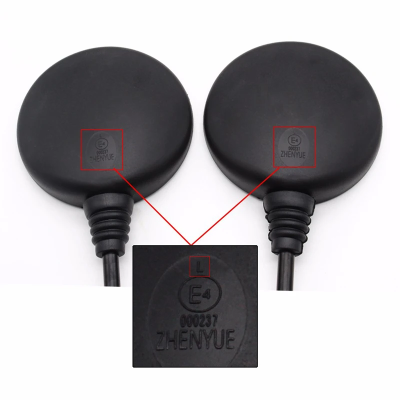 ROAOPP Motorcycle Mirror 22MM Handle Bar End Mirrors For Yamaha Suzuki Ducati Kawasaki BMW Buell KTM Dual Sport Dirt Bikes ATV