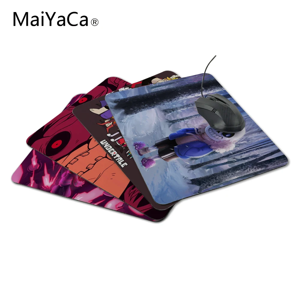 MaiYaCa уникальный дизайн Undertale крутой модный коврик для мыши размером 18x22 см и 25x29 см не запирающий край коврик для мыши