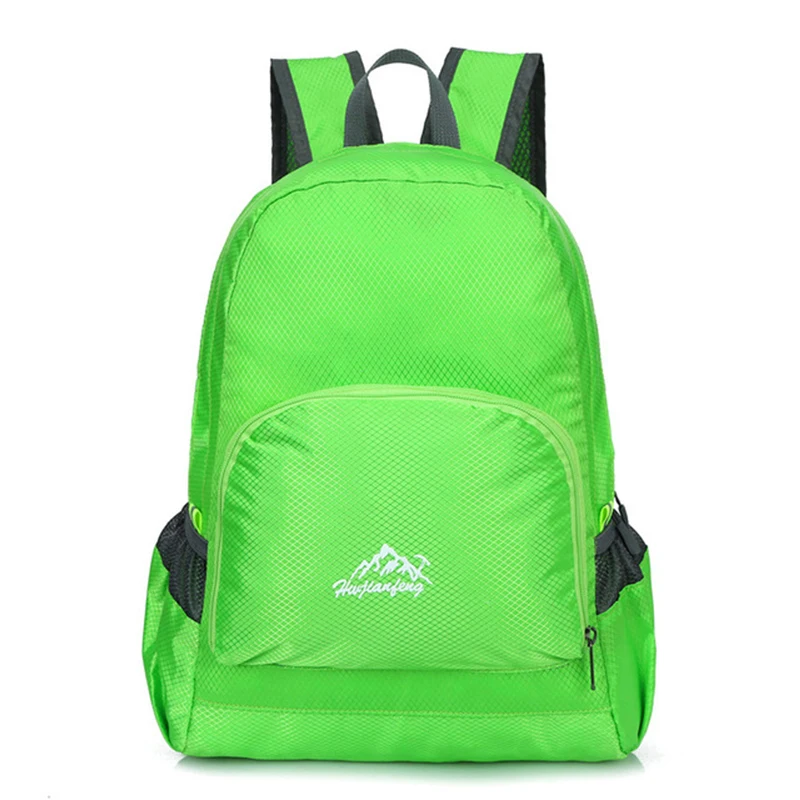 

Sports Travel Collapsible Foldable Backpack Portable Camping Hiking Bag Pack lightweight Large space breathable Nylon 180g