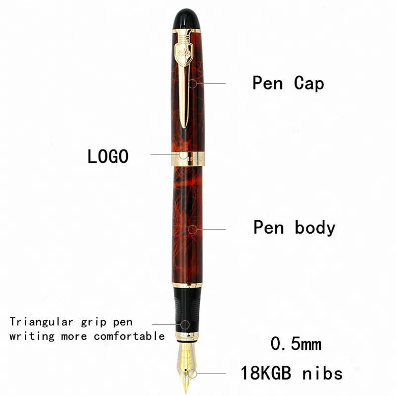 Перьевая ручка Jinhao X450 Caneta Dolma Kalem Pluma роскошная каллиграфическая канцелярская
