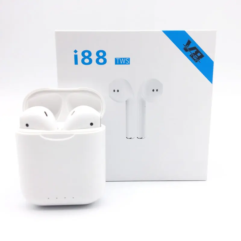 

Mini I88 TWS Bluetooth 5.0 Earphone Wireless Headset Hifi Stereo Air 1:1 Pods Headphone Pk I10 I7s I12 for IPhone Xiaomi Phone