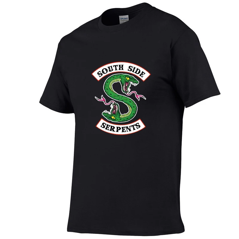 

RIVERDALE Men/Wome T shirt Archie Comics Serpents T-shirt 2019 Fashion Print Tshirt Casual Harajuku Shirts funny Male top tees