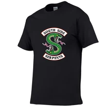 RIVERDALE Men/Wome T shirt Archie Comics Serpents T-shirt 2019 Fashion Print Tshirt Casual Harajuku Shirts funny Male top tees archie 1000 page comics spree