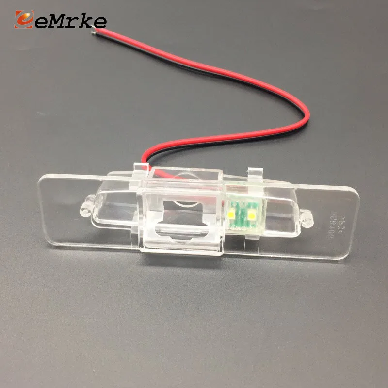 

EEMRKE Car Rear View Camera Bracket License Plate Lights Housing Mount for Subaru Legacy BL BP 03-06 / Lebacy BM BR 2006-2012