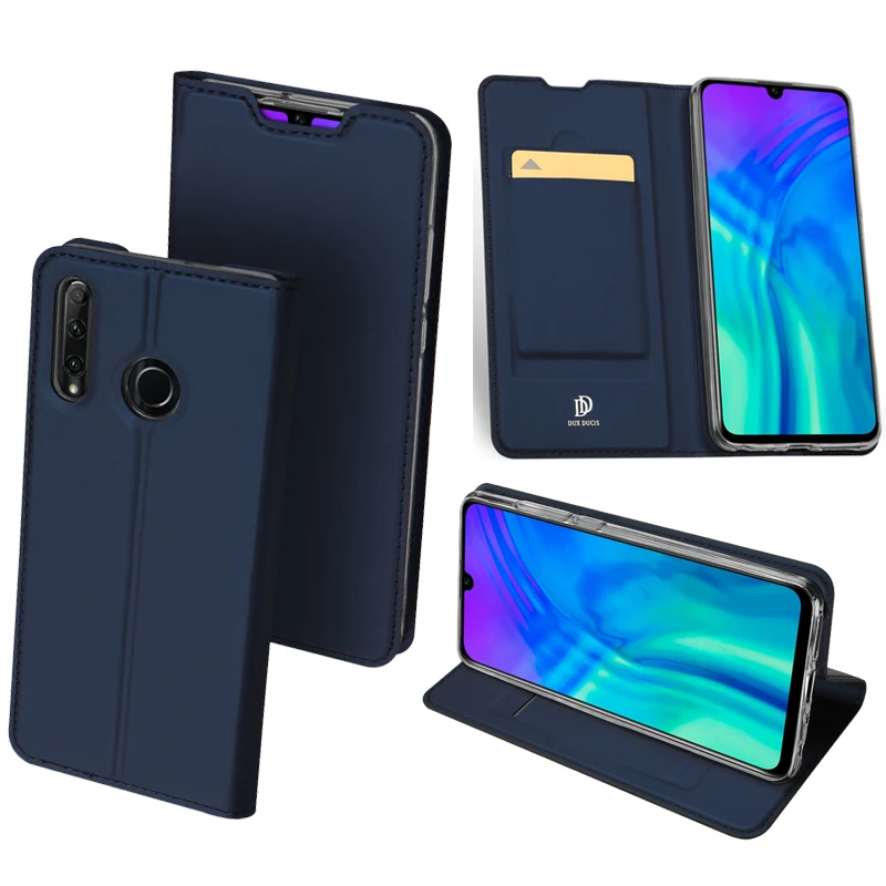 Премиум чехол из искусственной кожи для Honor 20 Pro Lite 20i Роскошный Тонкий Магнитный