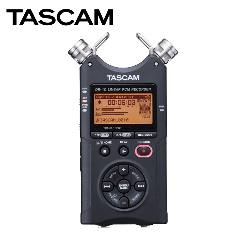 Original Tascam dr 40 Handheld Digital Voice Recorder Professional