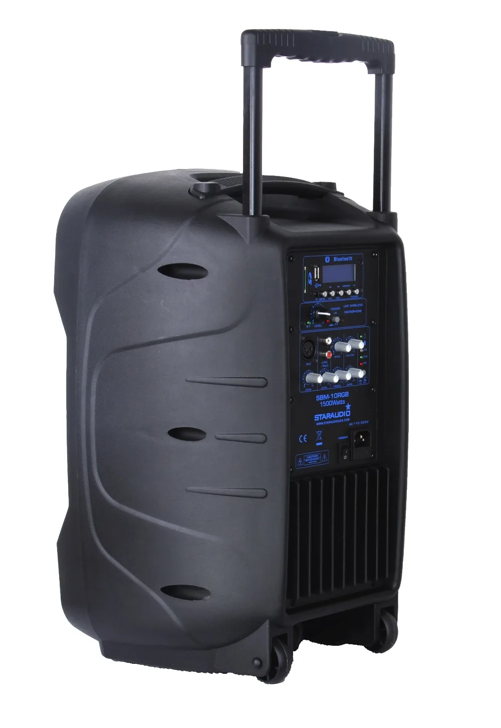 SBM-10RGB BT SD USB MP3 spaeker  with rgb led lighting With microphone 