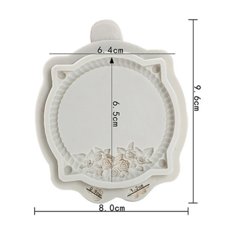 Рамка силиконовая форма помадка форма торт украшения инструменты формы для шоколадной мастики, сахарное ремесло, кухонные гаджеты - Цвет: 0251