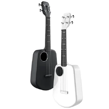 

Populele 2 LED Bluetooth USB Smart Ukulele 4 Strings 23 Inch Electric Guitar Ukulele Toy Musical Instrument Support App Control