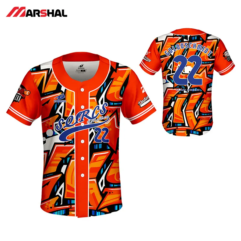 

2019 New Sportswear Baseball Jersey Men Sublimation Custom Camiseta Beisbol Hombre Breathable Mens Baseball Jersey