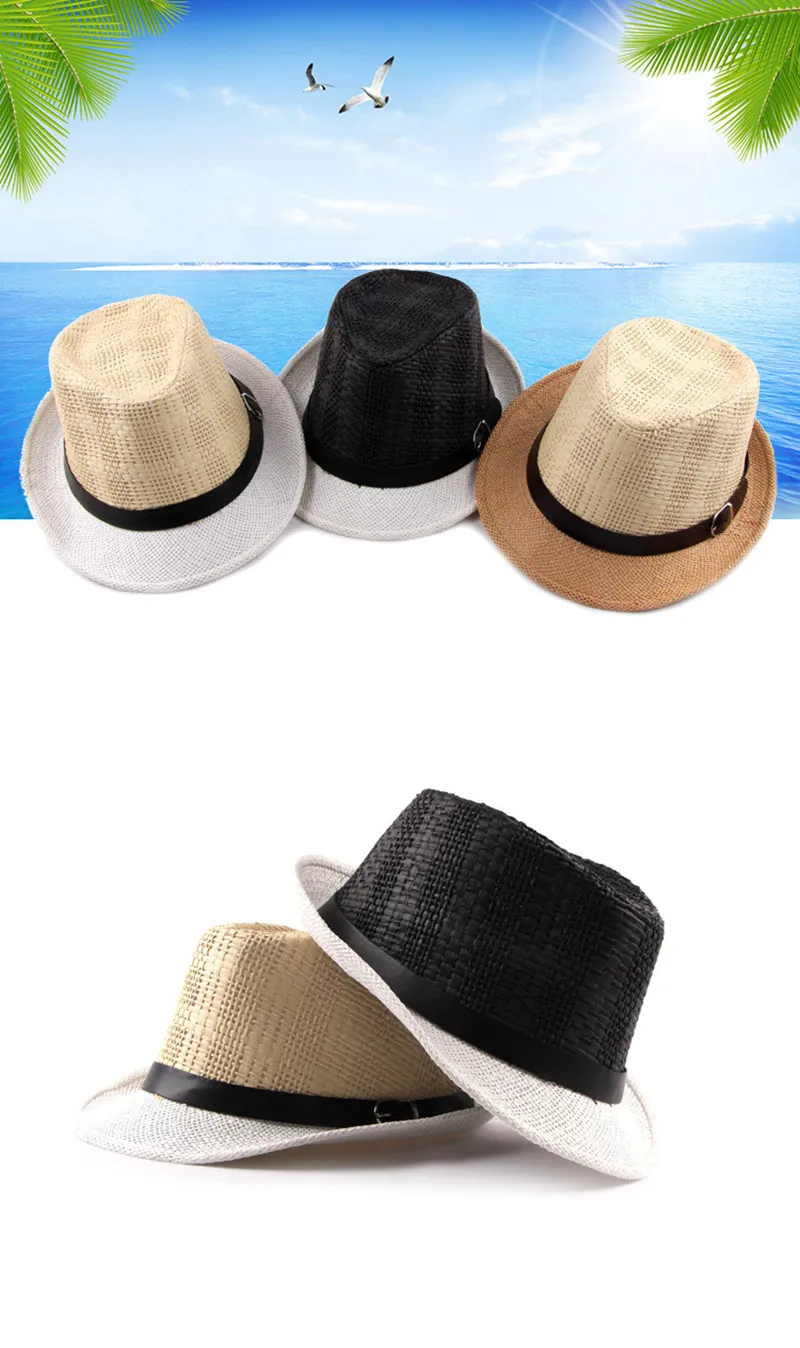 SILOQIN британские модные соломенные шляпы для мужчин и женщин летние дышащие соломенные мягкие фетровые шляпы джаз шляпа новая унисекс BrandsTrend пляжная шляпа