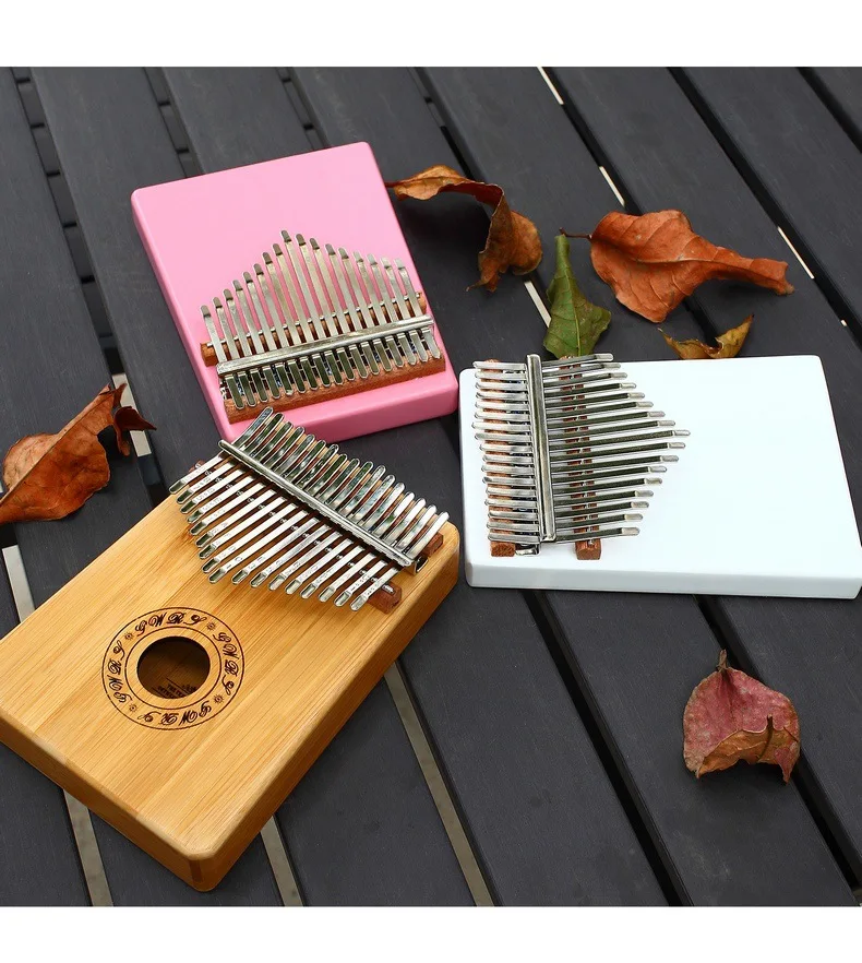Thumb piano Kalimba 17 Keys 10 Keys Beginners Piano Wood Mahogany Sapele Bamboo