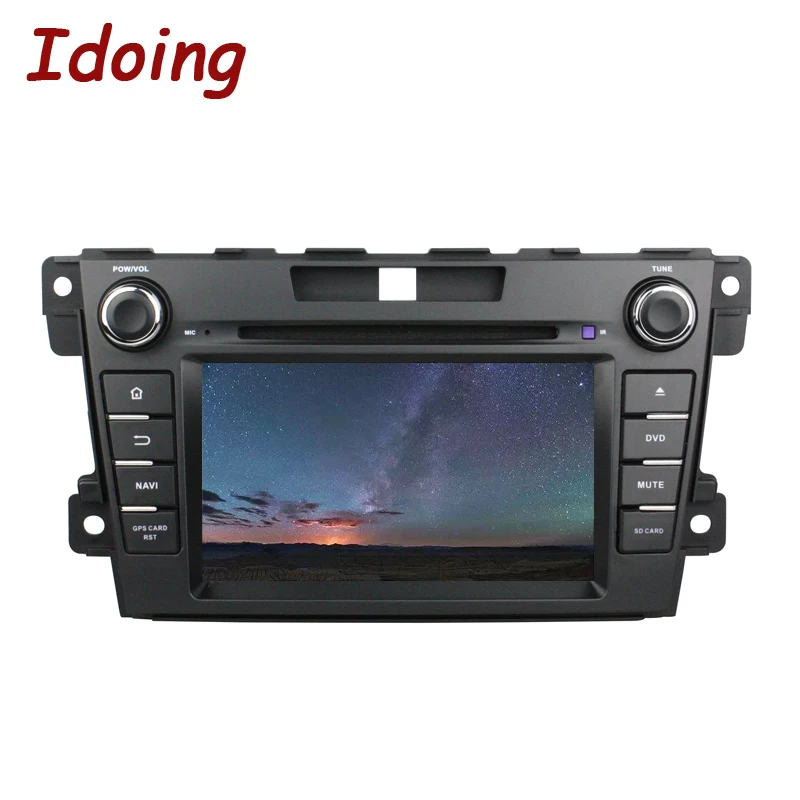 Cheap Idoing 2Din Steering Wheel Android 8.0 Fit Mazda CX7 CX 7 Car DVD Player 8Core 4G+32G GPS Navigation Touch Screen WiFi OBD2 4