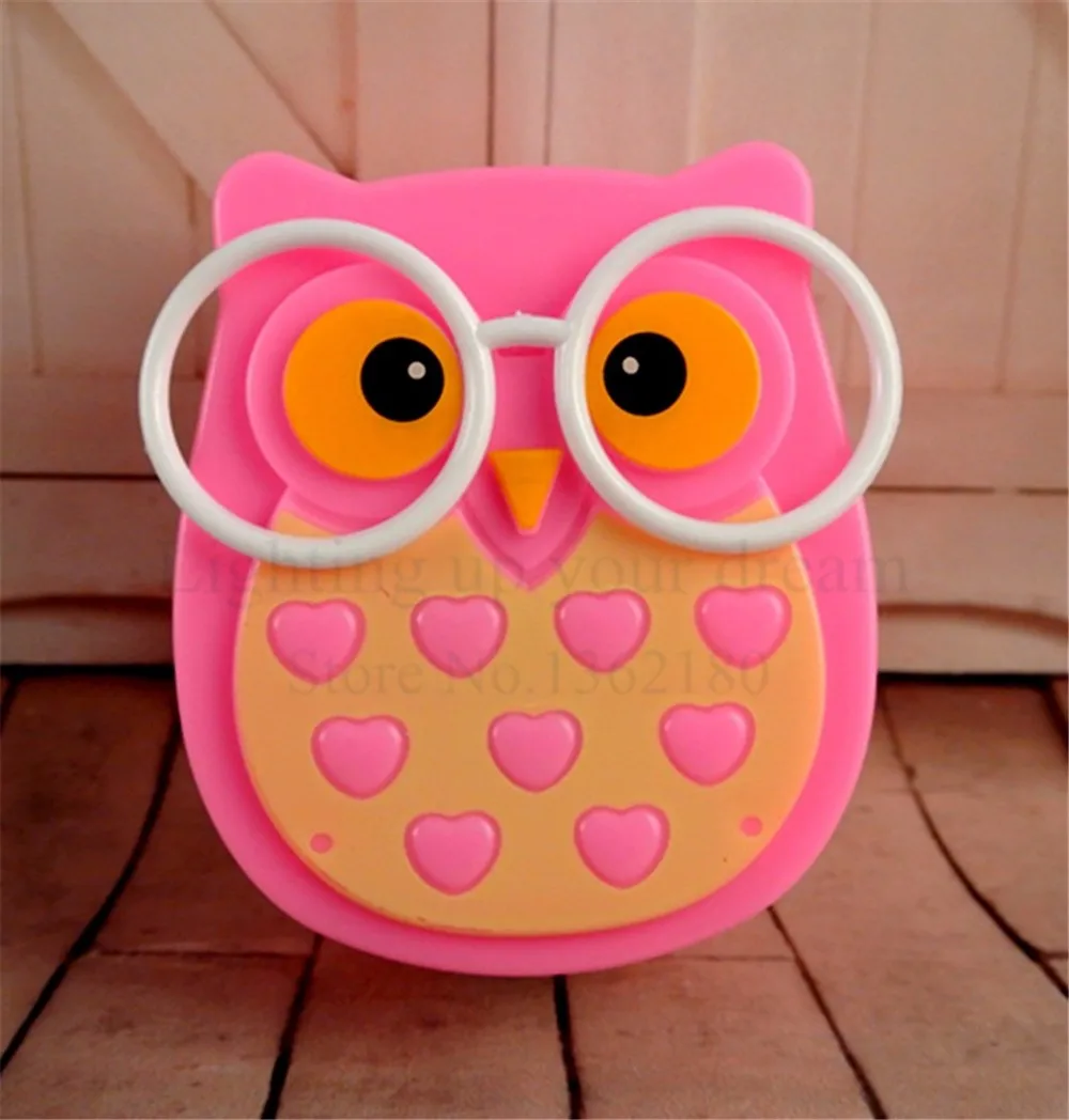 2019 Owl Led Night Light Auto Light Sensor Control LED Sensor Night Lights Child Baby Home Bedroom Pink Blue Green Yellow Light nursery night light