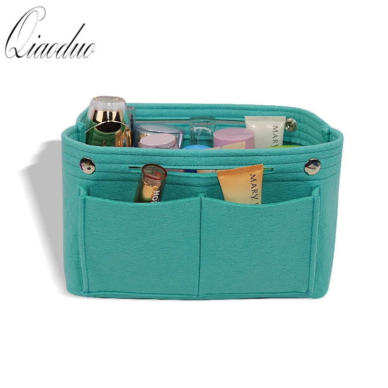 

Felt Makeup Bag Organizer Insert Bag Handbag Organizer Insert Multi-functional Travel Cosmetic Bag Toiletry Storage Bags CE3093